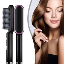 Electric Professional Hair Straightening Brush For Girls